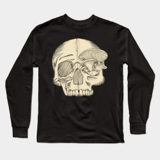 Mushroom skull Long Sleeve T-Shirt